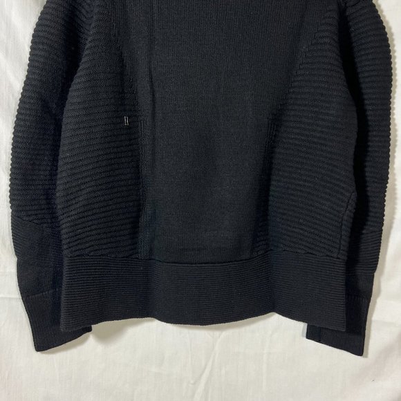 Kit and Ace Black Merino Wool Crew Neck Sweater Sz S/M - Picture 13 of 15